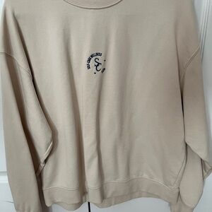 Beige Crewneck Sweatshirt